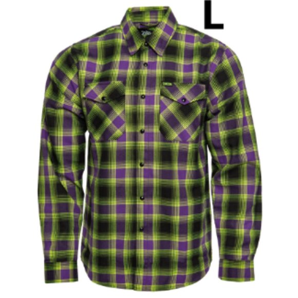 DIXXON Flannel x ROB ZOMBIE Collab Flannel Shirt- Men's L - Picture 2 of 15